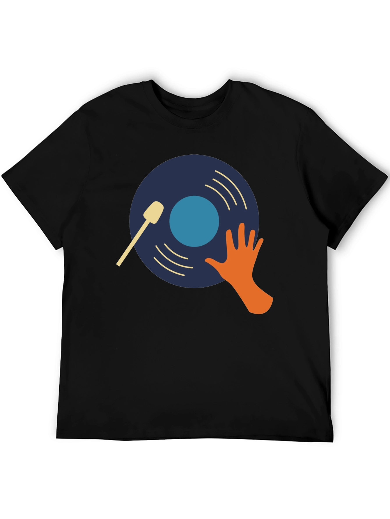 DJ Vinyl Record Graphic T-Shirt