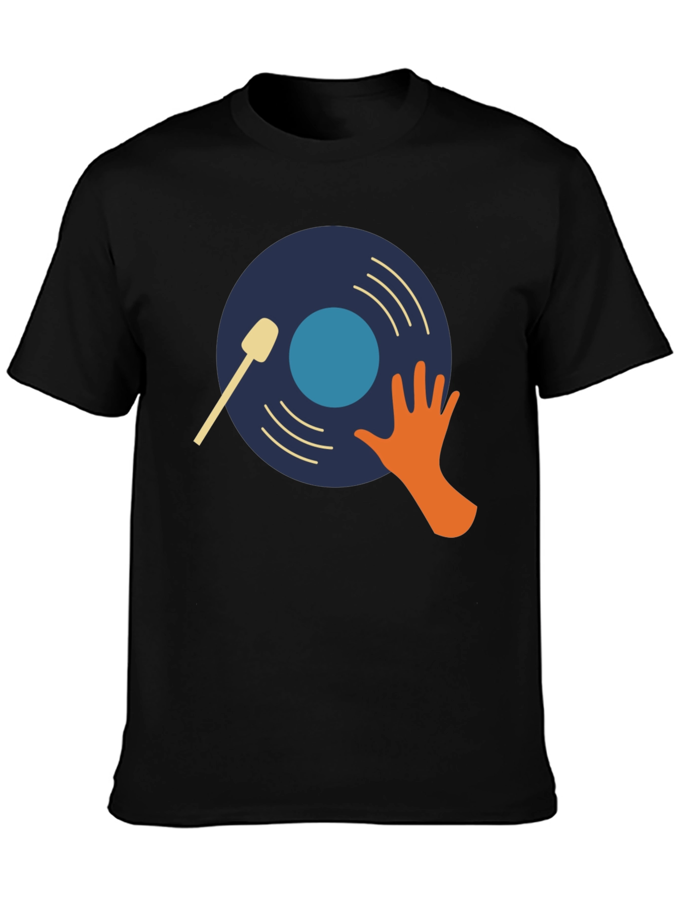 DJ Vinyl Record Graphic T-Shirt