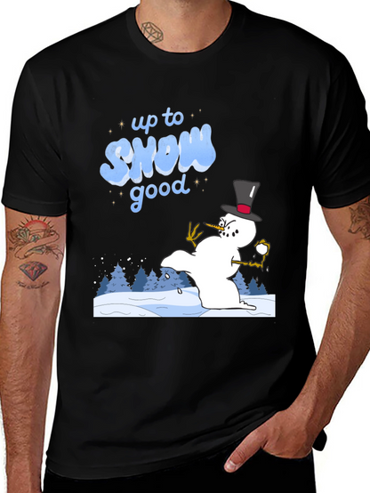 Up to Snow Good T-Shirt - Winter Fun Tee
