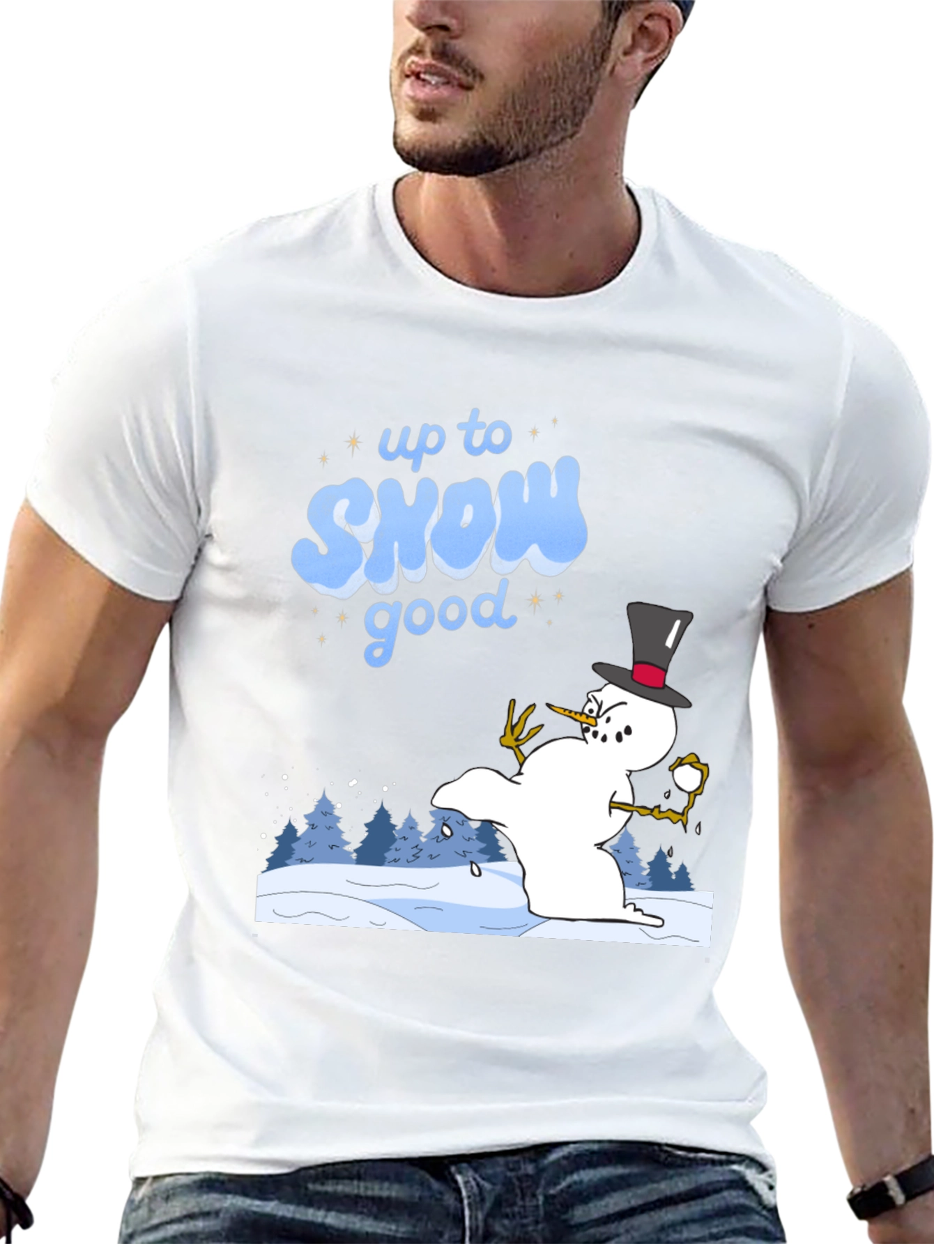 Up to Snow Good T-Shirt - Winter Fun Tee