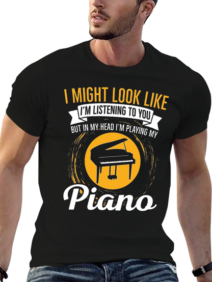 Piano Player T-Shirt - Musical Mind Tee