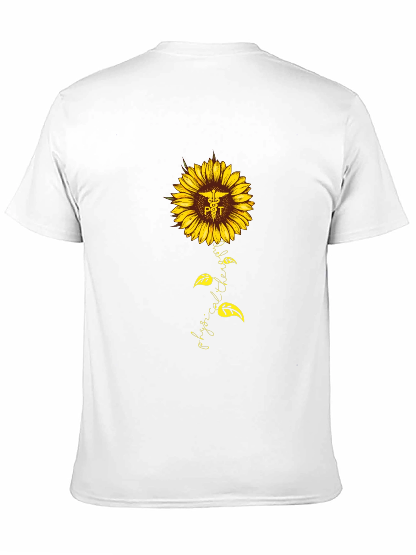 Physical Therapy Sunflower Graphic T-Shirt