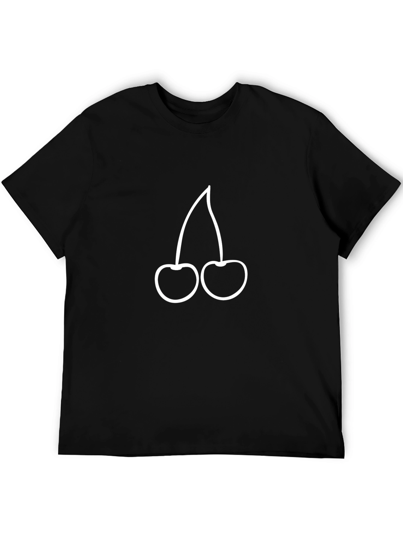 Black Cherry Graphic Tee - Stylish & Comfortable