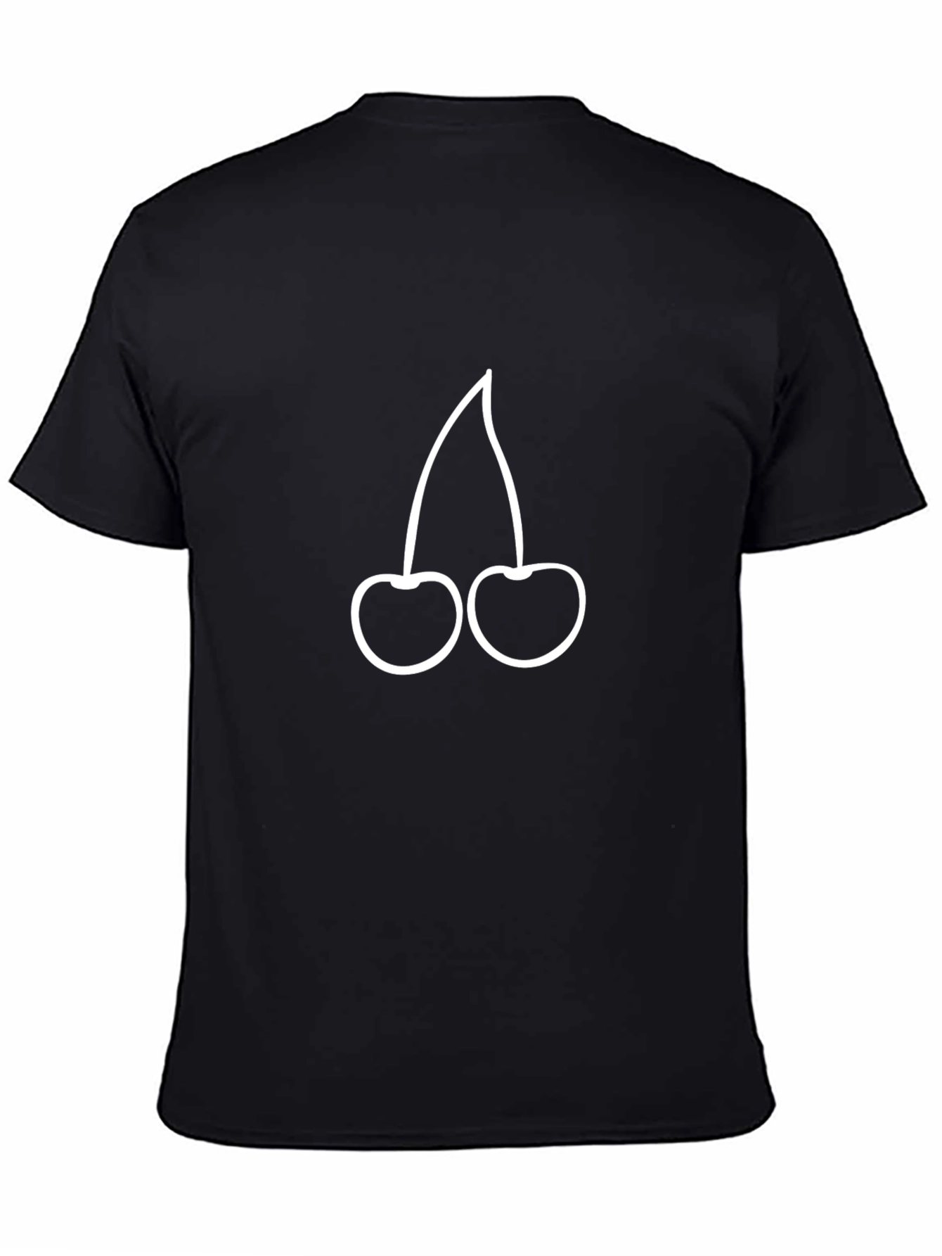 Black Cherry Graphic Tee - Stylish & Comfortable