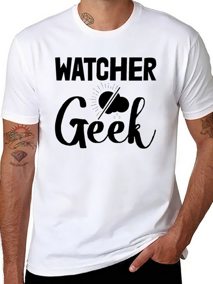 Watcher Geek Graphic T-Shirt - Weather Enthusiast Tee