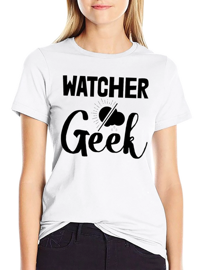 Watcher Geek Graphic T-Shirt - Weather Enthusiast Tee