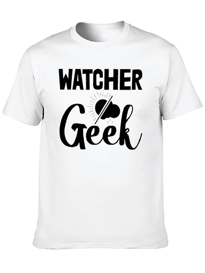 Watcher Geek Graphic T-Shirt - Weather Enthusiast Tee