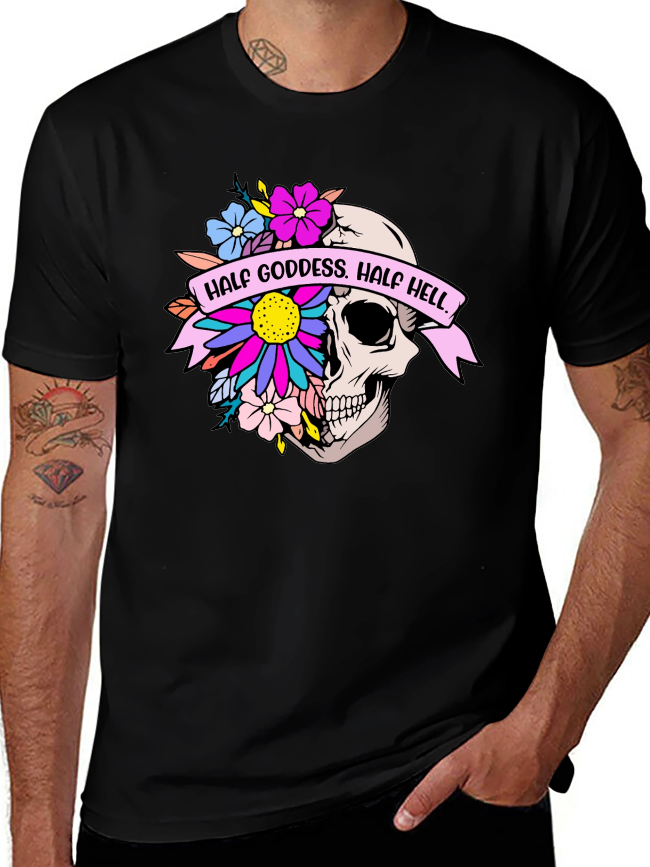 Half Goddess Half Hell Graphic Tee