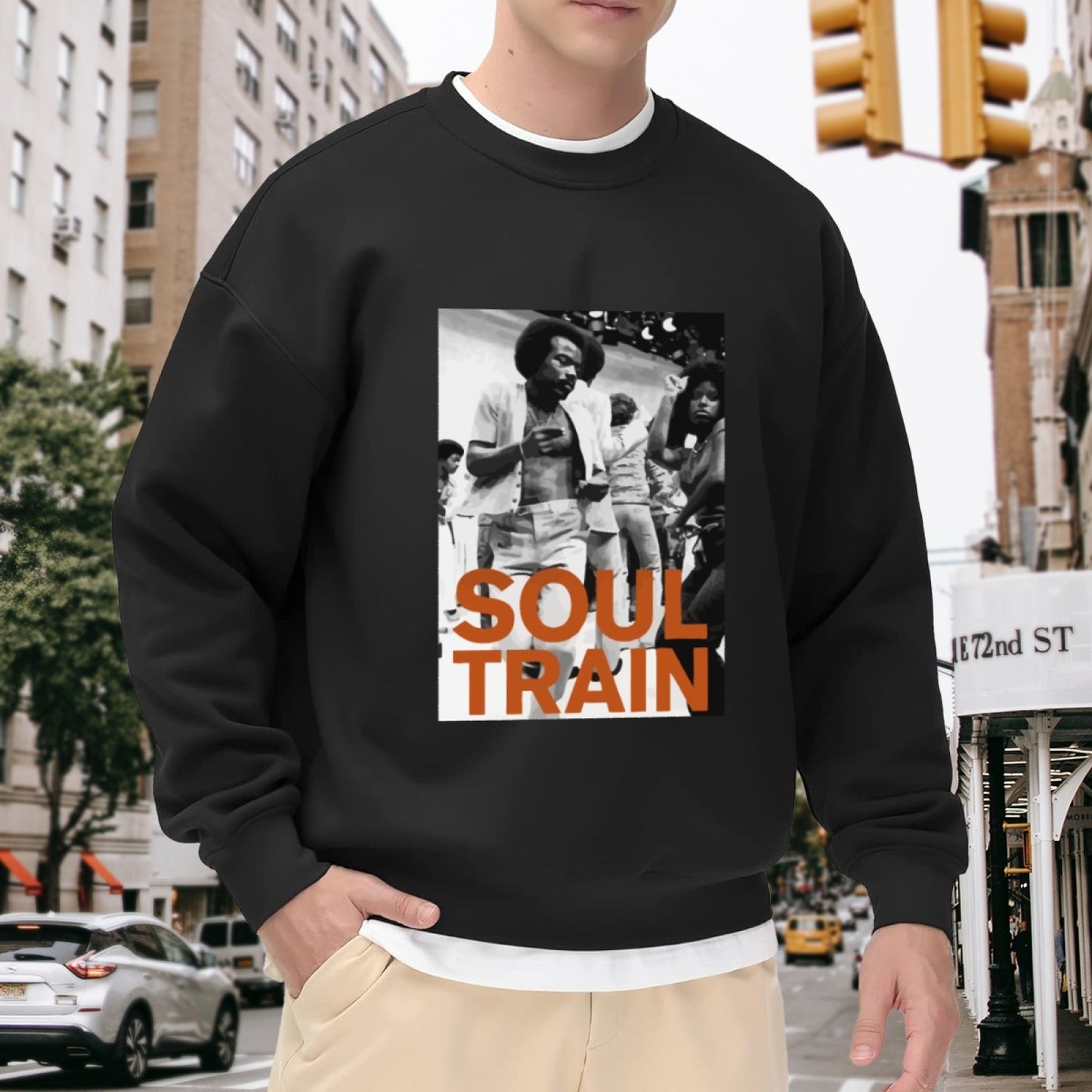 Classic Soul Train Show Graphic Sweatshirt