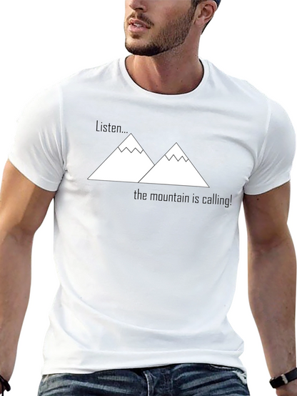 Mountain Calling Graphic Tee - Black