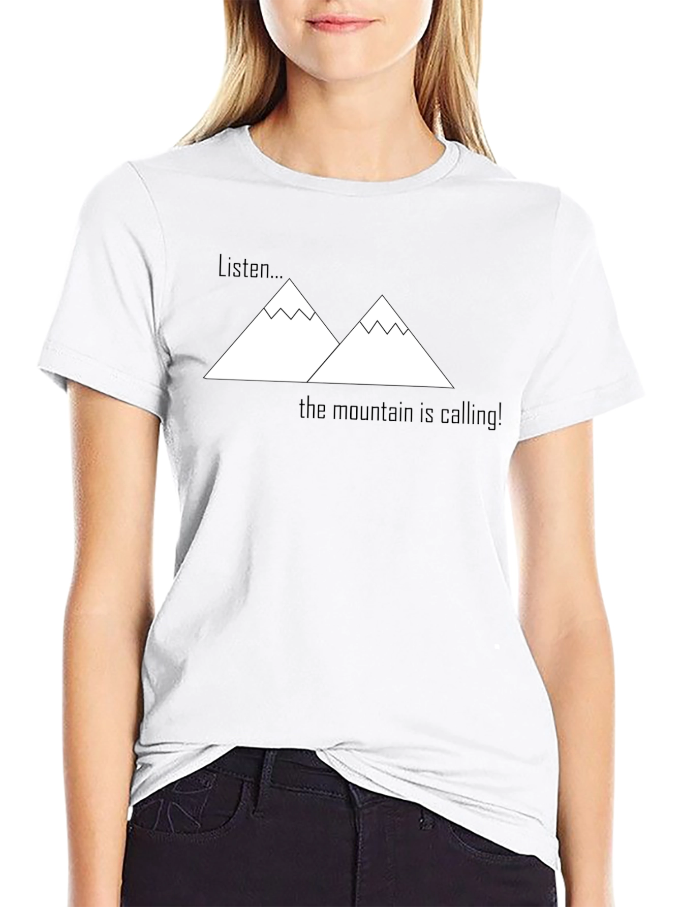 Mountain Calling Graphic Tee - Black