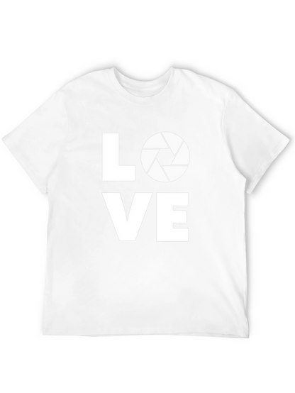 Photographer Love Graphic T-Shirt - Black