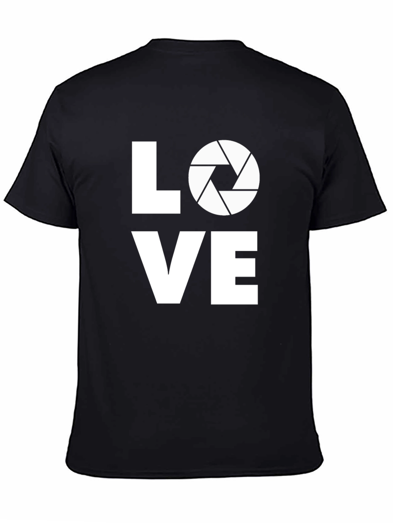 Photographer Love Graphic T-Shirt - Black