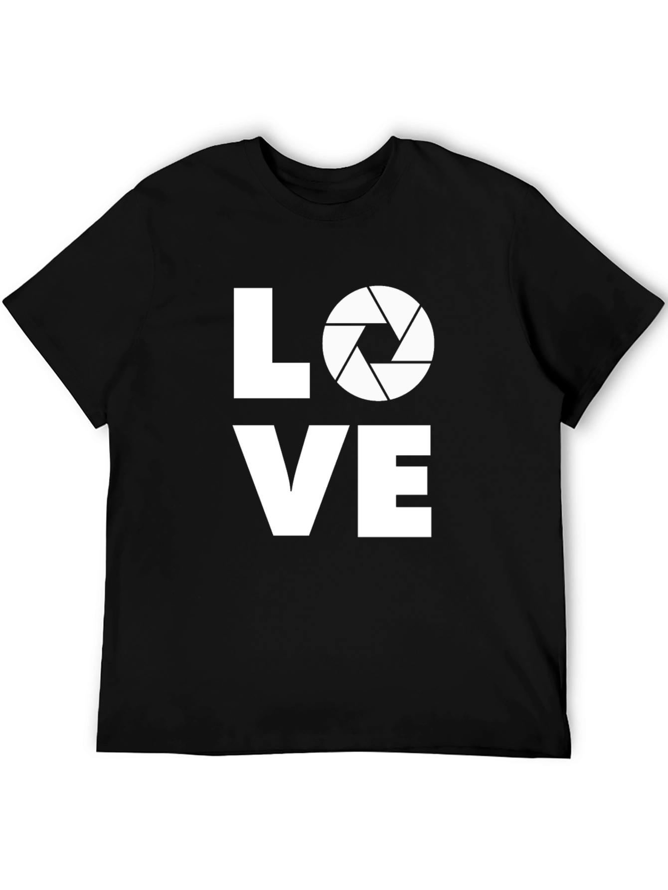 Photographer Love Graphic T-Shirt - Black
