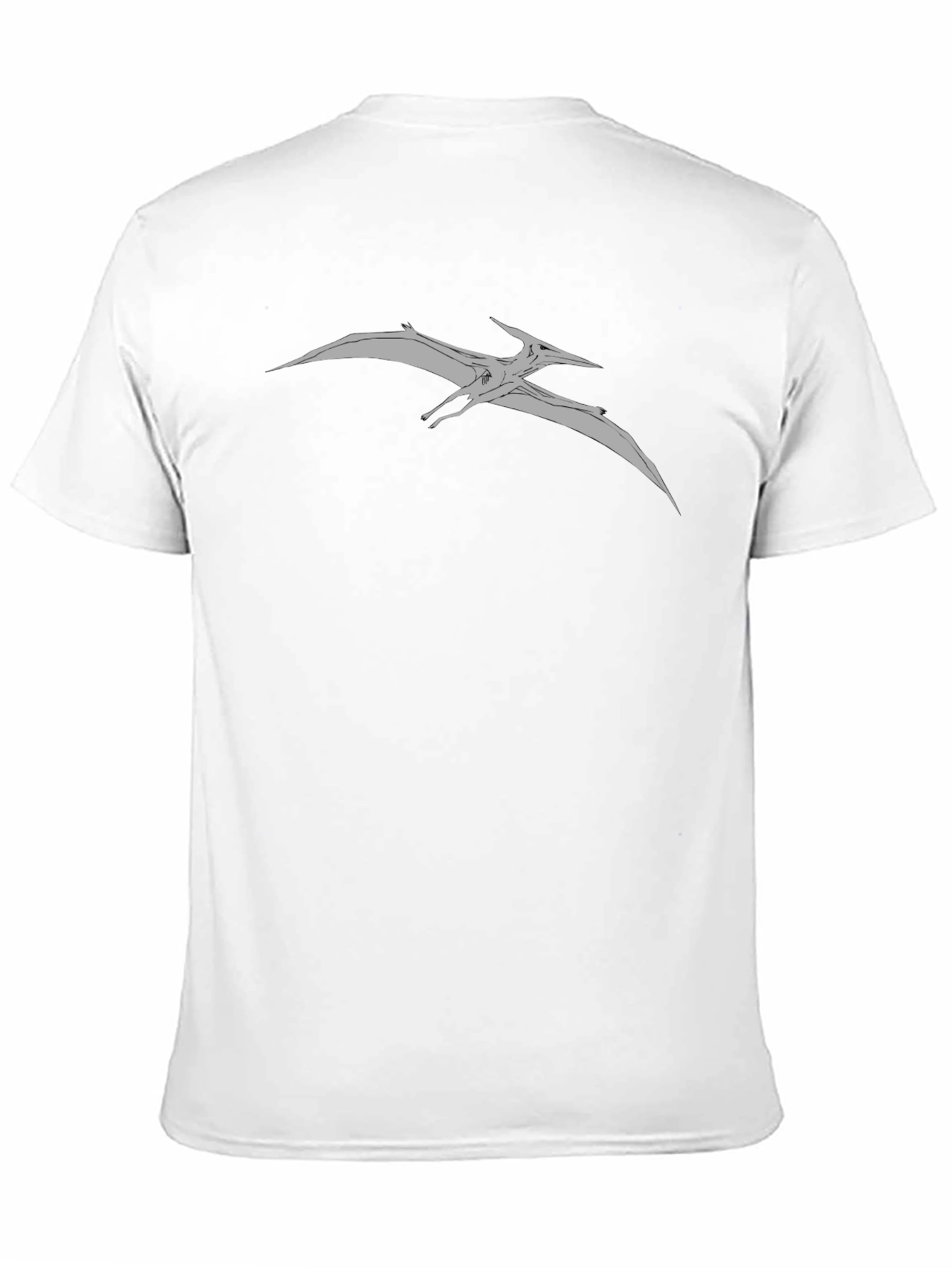 Pterodactyl Graphic Tee - Black Cotton Comfort