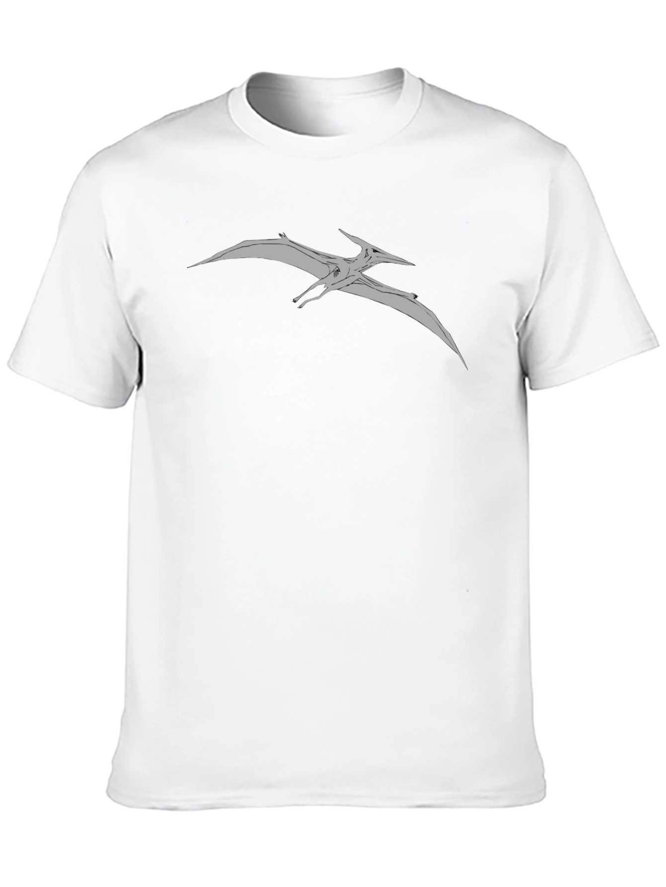 Pterodactyl Graphic Tee - Black Cotton Comfort