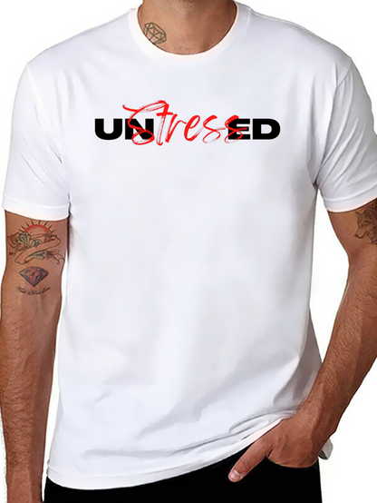 UnStressed Black Graphic Tee
