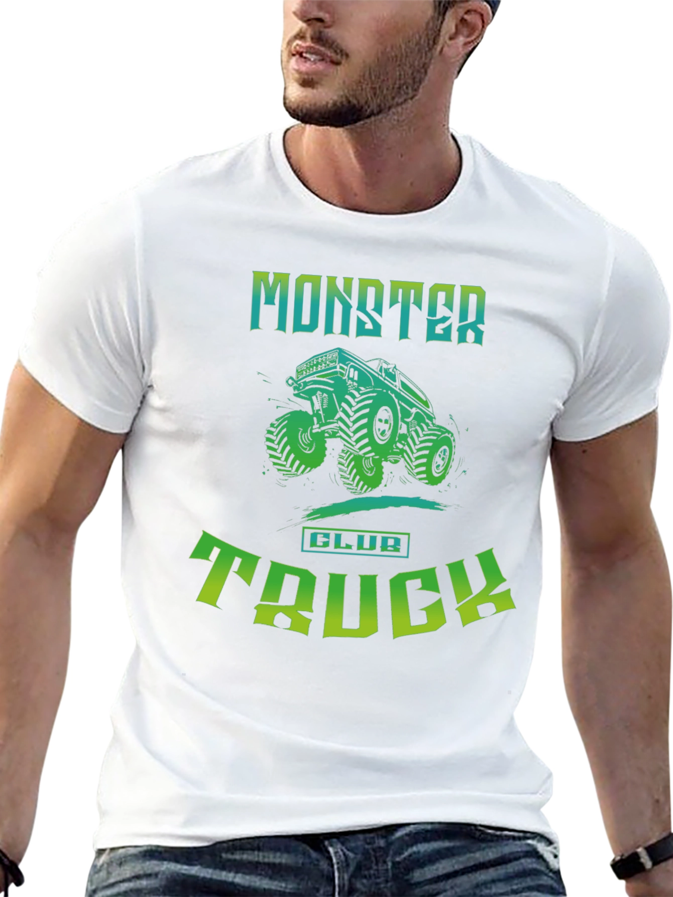Monster Truck Club Graphic T-Shirt