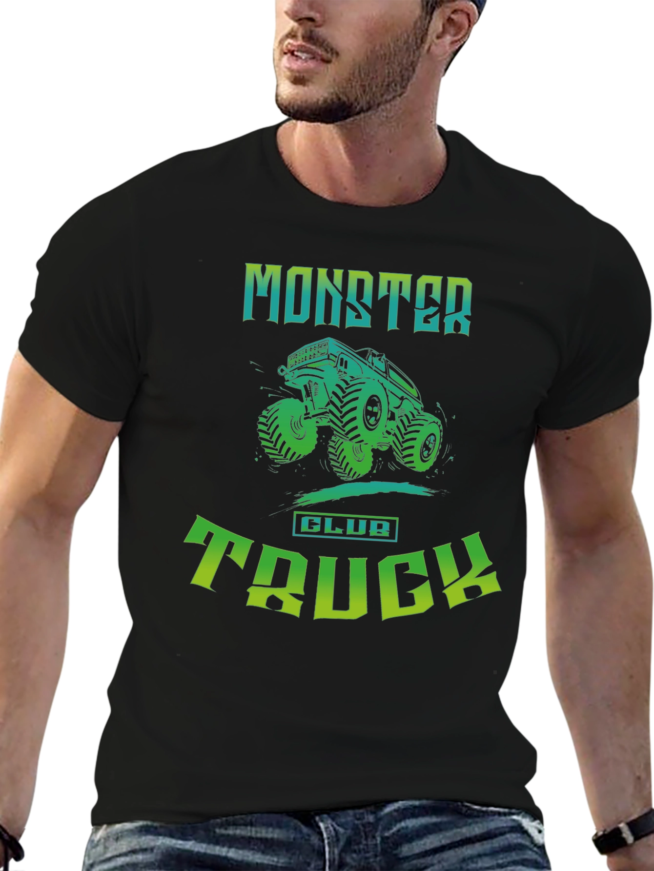 Monster Truck Club Graphic T-Shirt