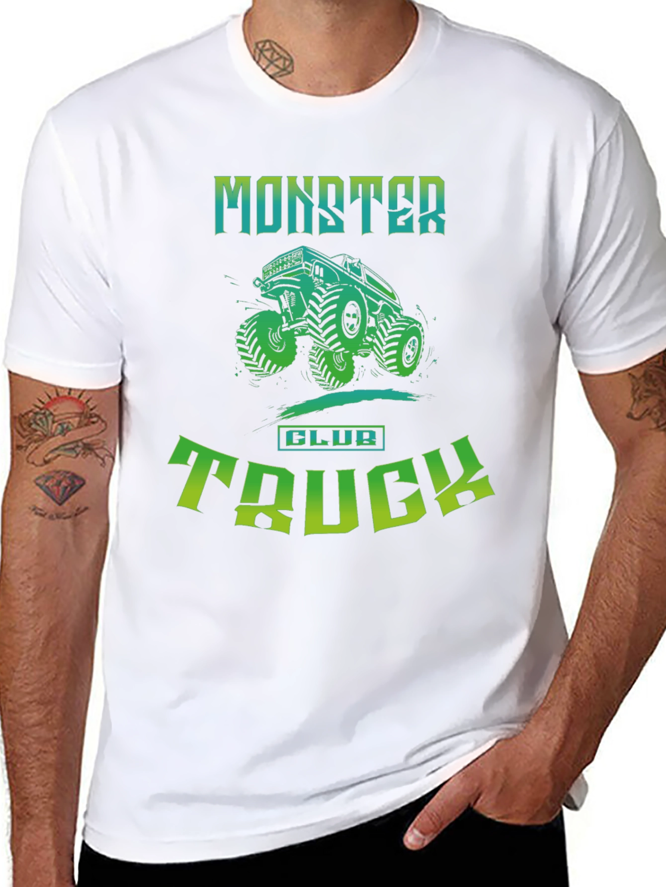 Monster Truck Club Graphic T-Shirt