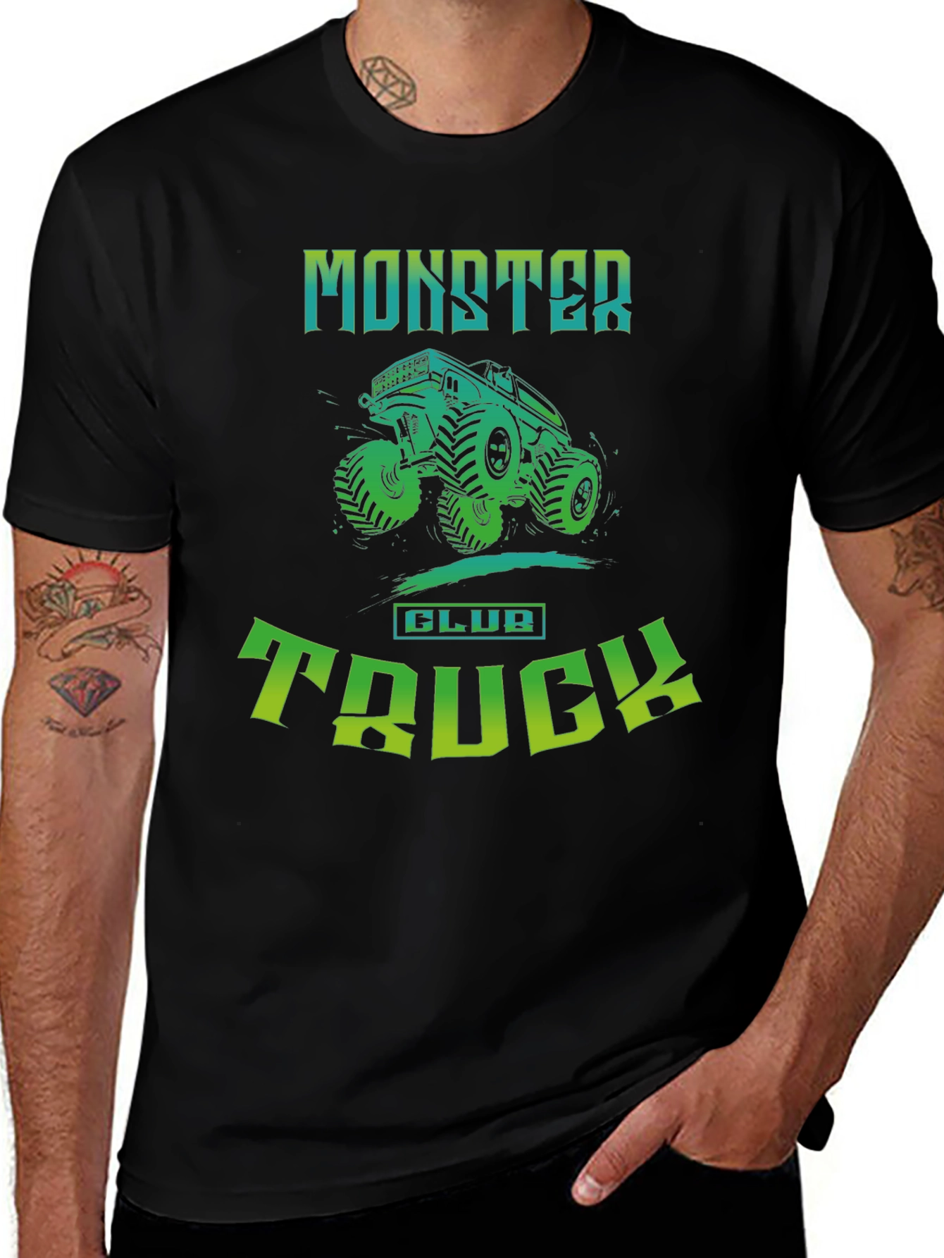 Monster Truck Club Graphic T-Shirt