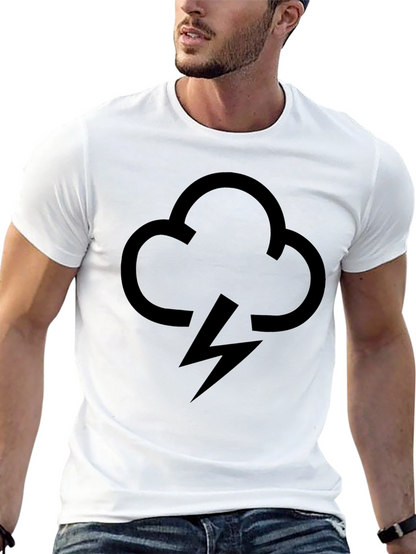 Stormy Cloud T-Shirt - Bold Graphic Tee