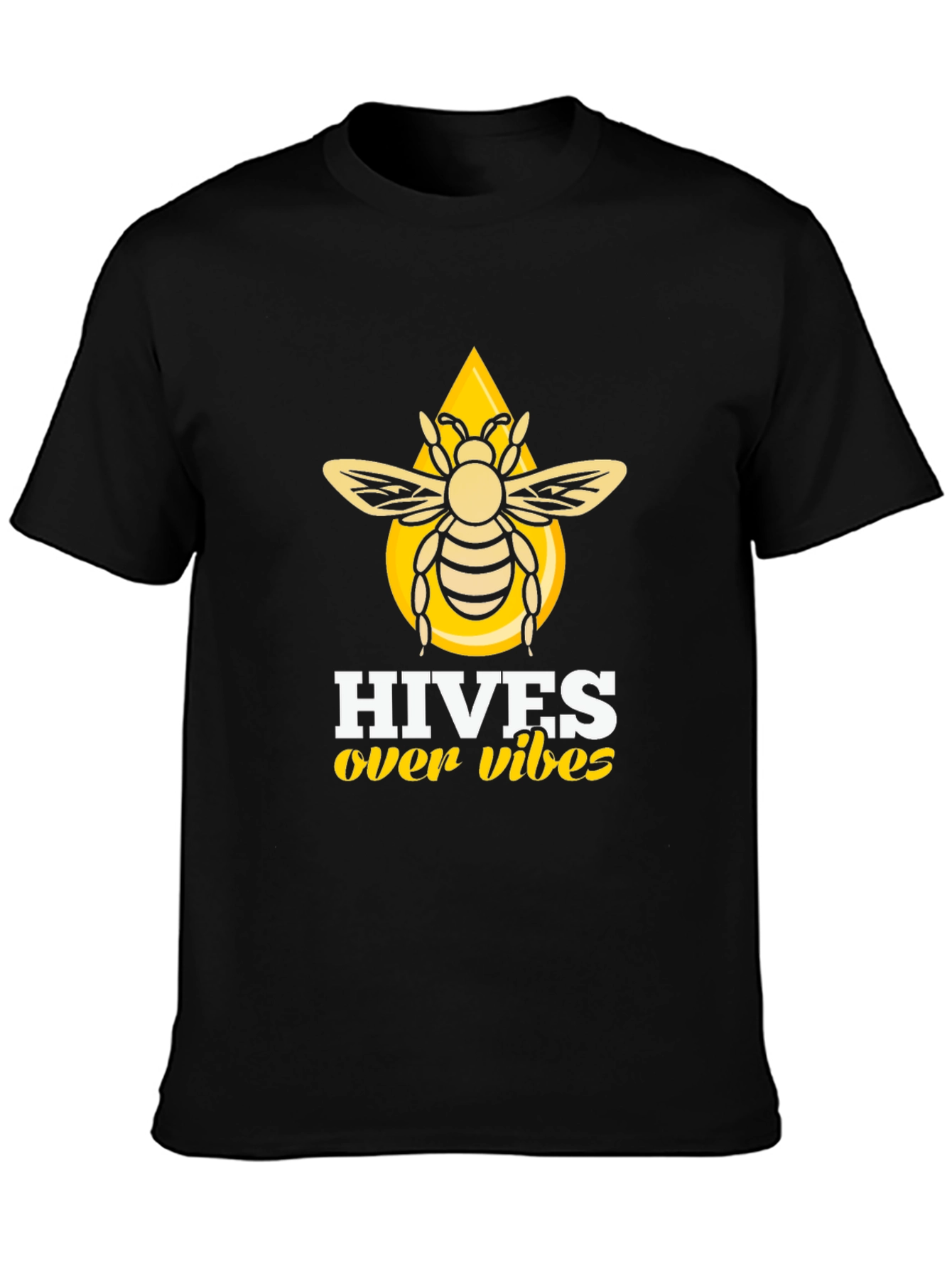Hives Over Vibes T-Shirt - Honeybee Graphic Tee