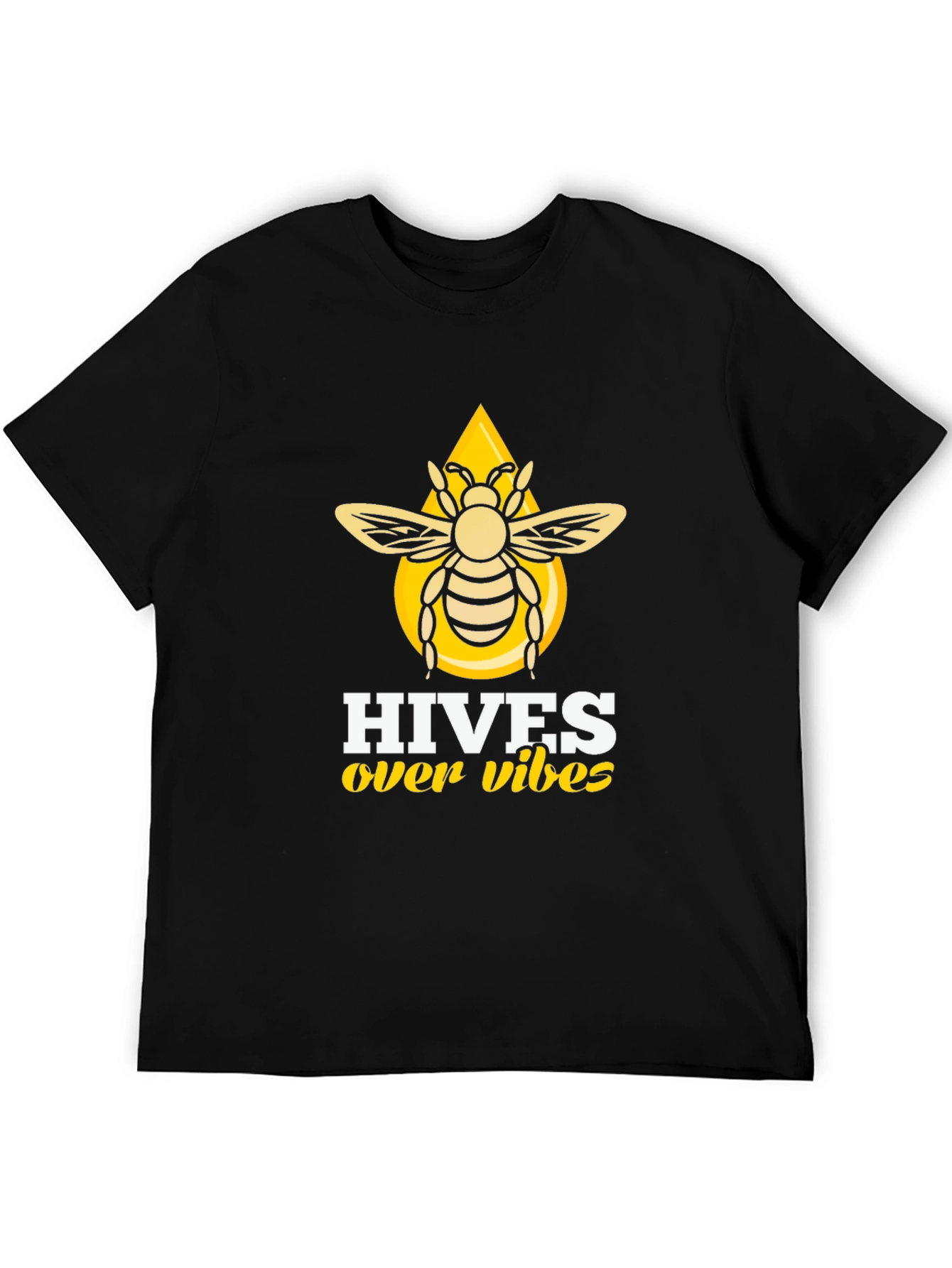 Hives Over Vibes T-Shirt - Honeybee Graphic Tee