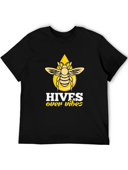 Hives Over Vibes T-Shirt - Honeybee Graphic Tee