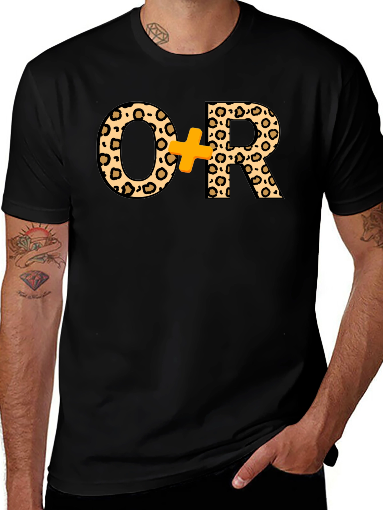 Leopard Print OR Graphic Tee