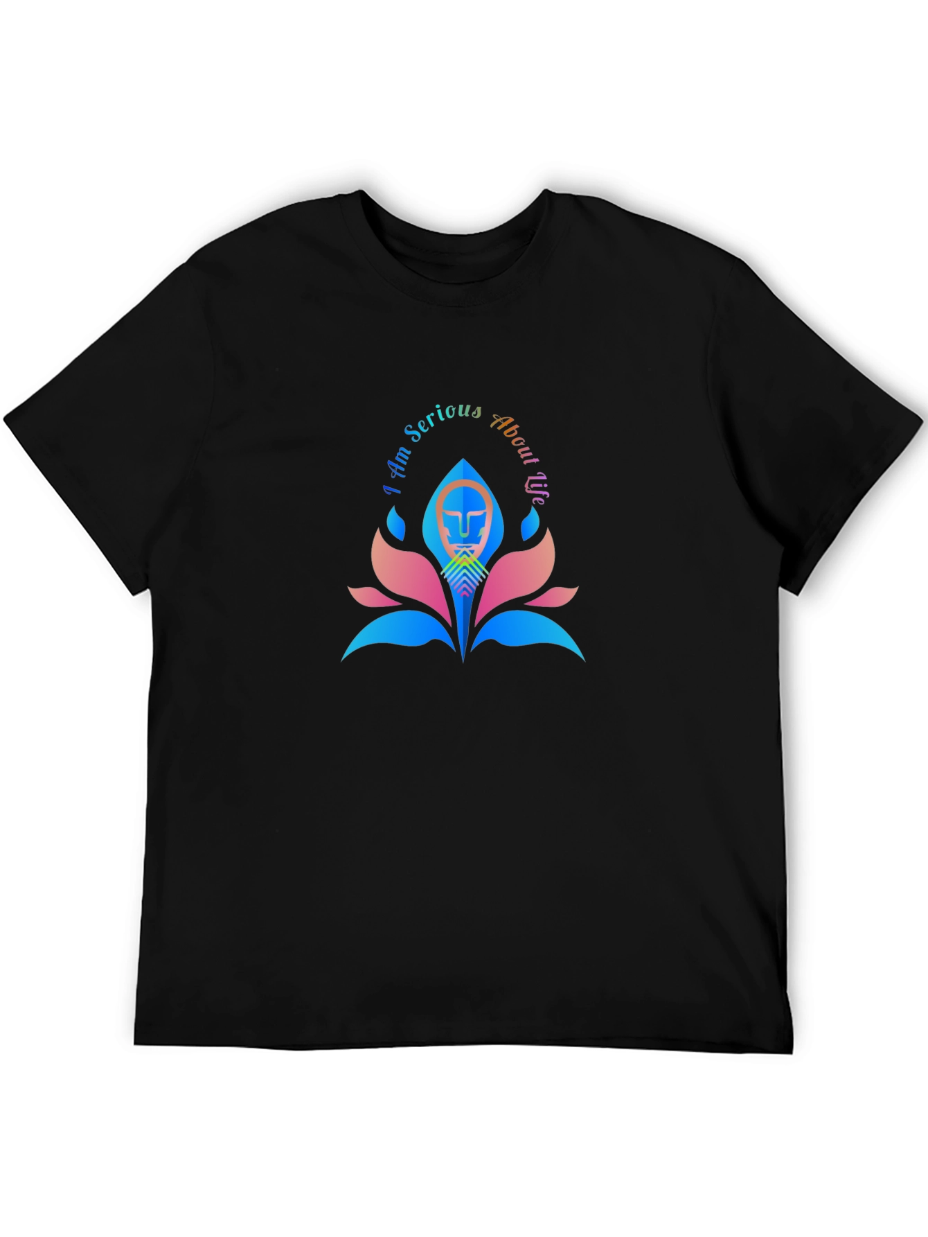 I Am Serious About Us Graphic Tee - Black