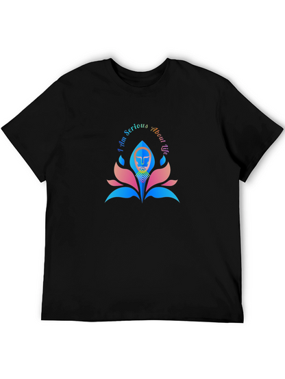 I Am Serious About Us Graphic Tee - Black