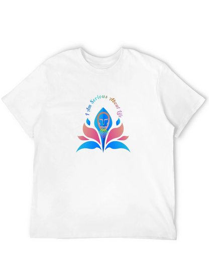 I Am Serious About Us Graphic Tee - Black