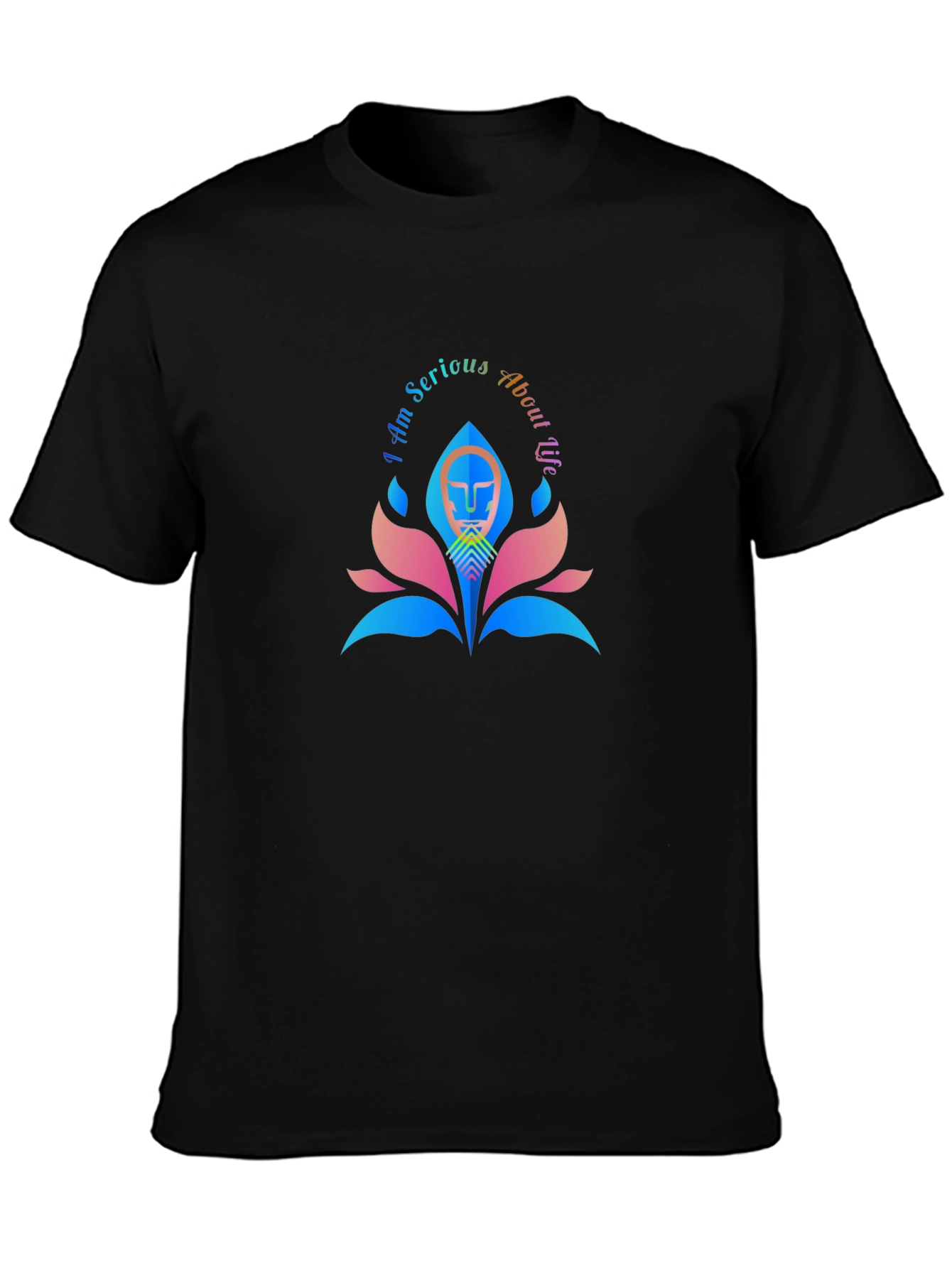 I Am Serious About Us Graphic Tee - Black