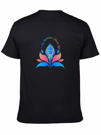 I Am Serious About Us Graphic Tee - Black