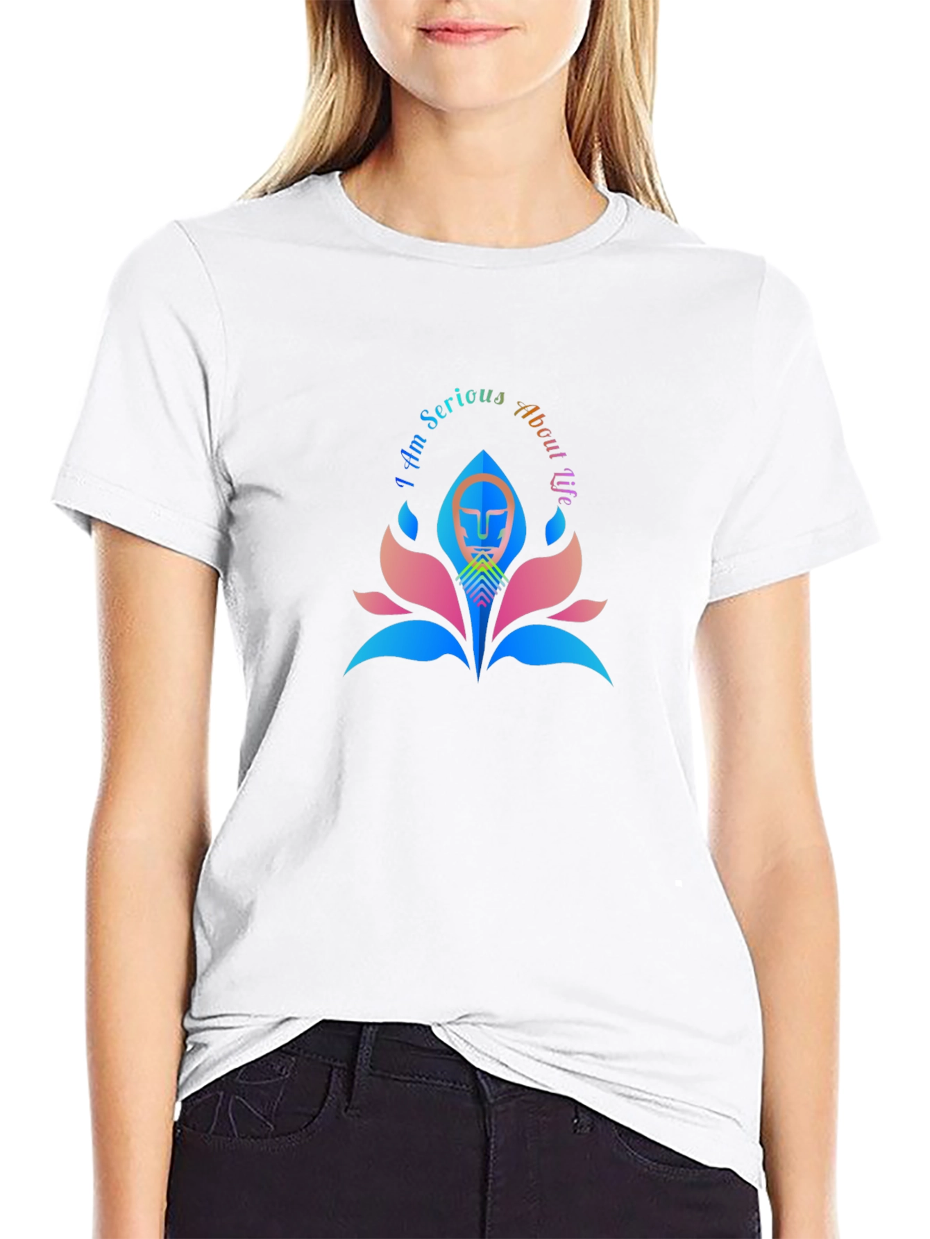 I Am Serious About Us Graphic Tee - Black