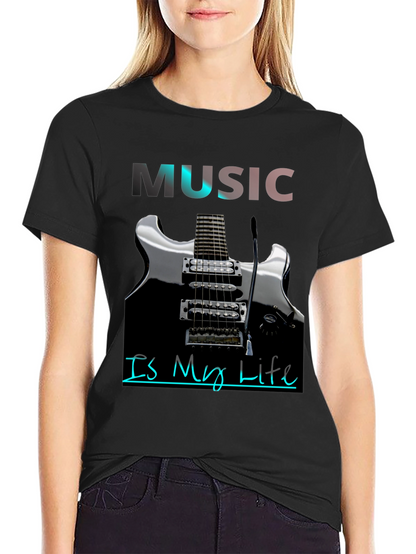 Music Is My Life Graphic T-Shirt