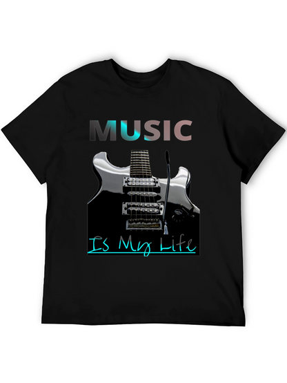 Music Is My Life Graphic T-Shirt