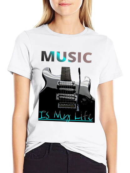 Music Is My Life Graphic T-Shirt