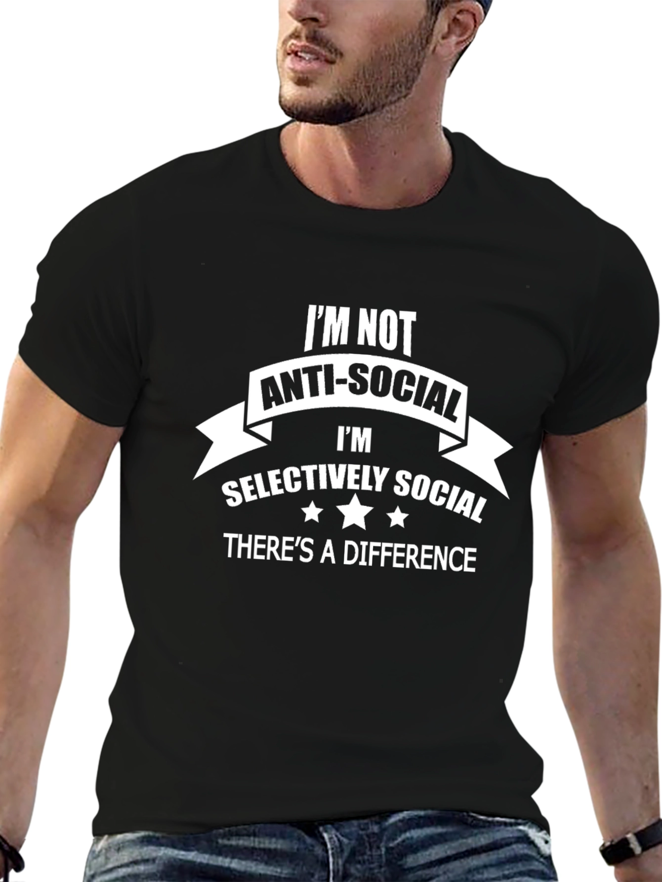 Im Selectively Social Graphic Tee