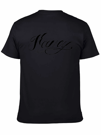 Flavey Script Black T-Shirt - Casual Style