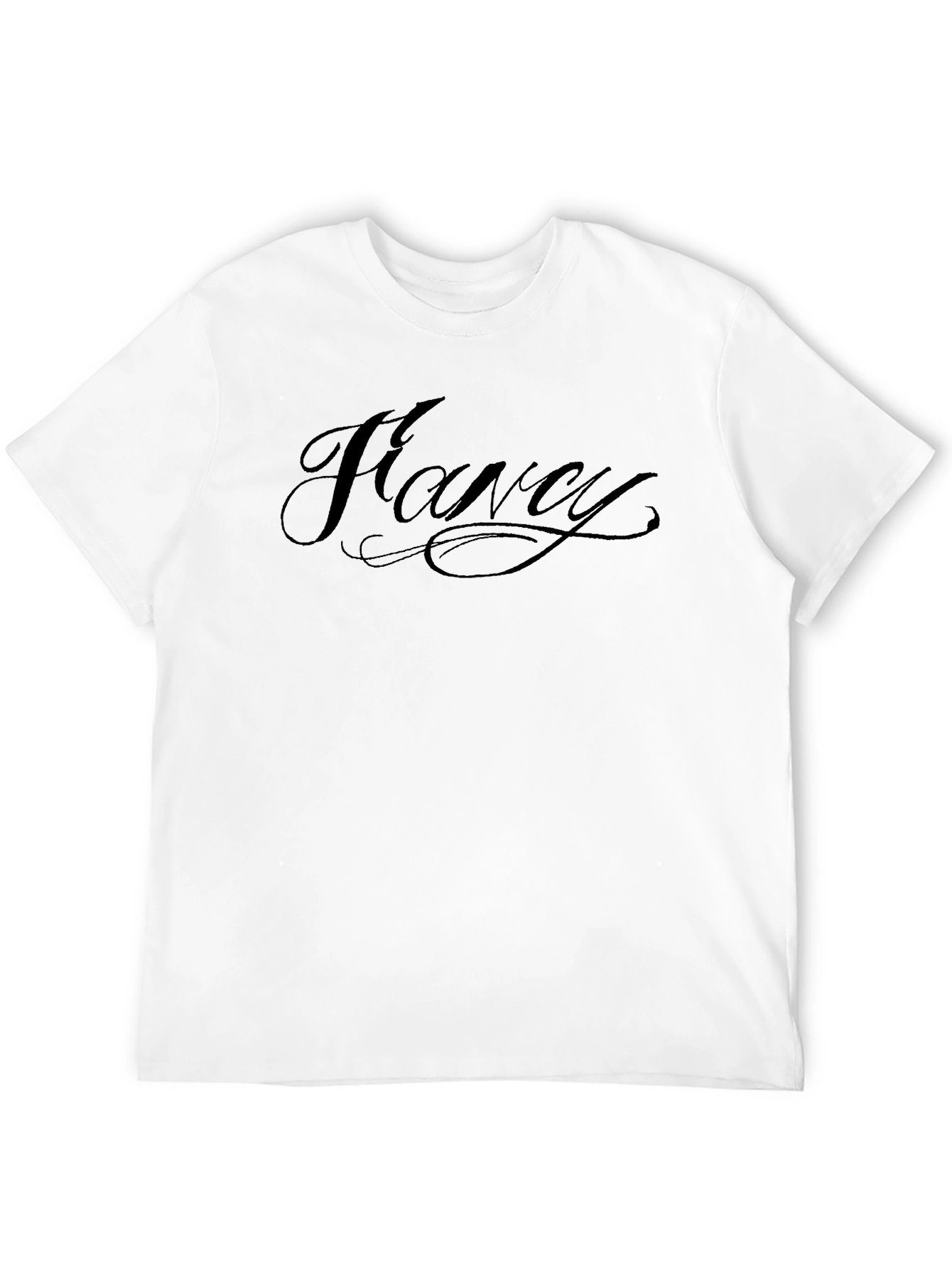 Flavey Script Black T-Shirt - Casual Style