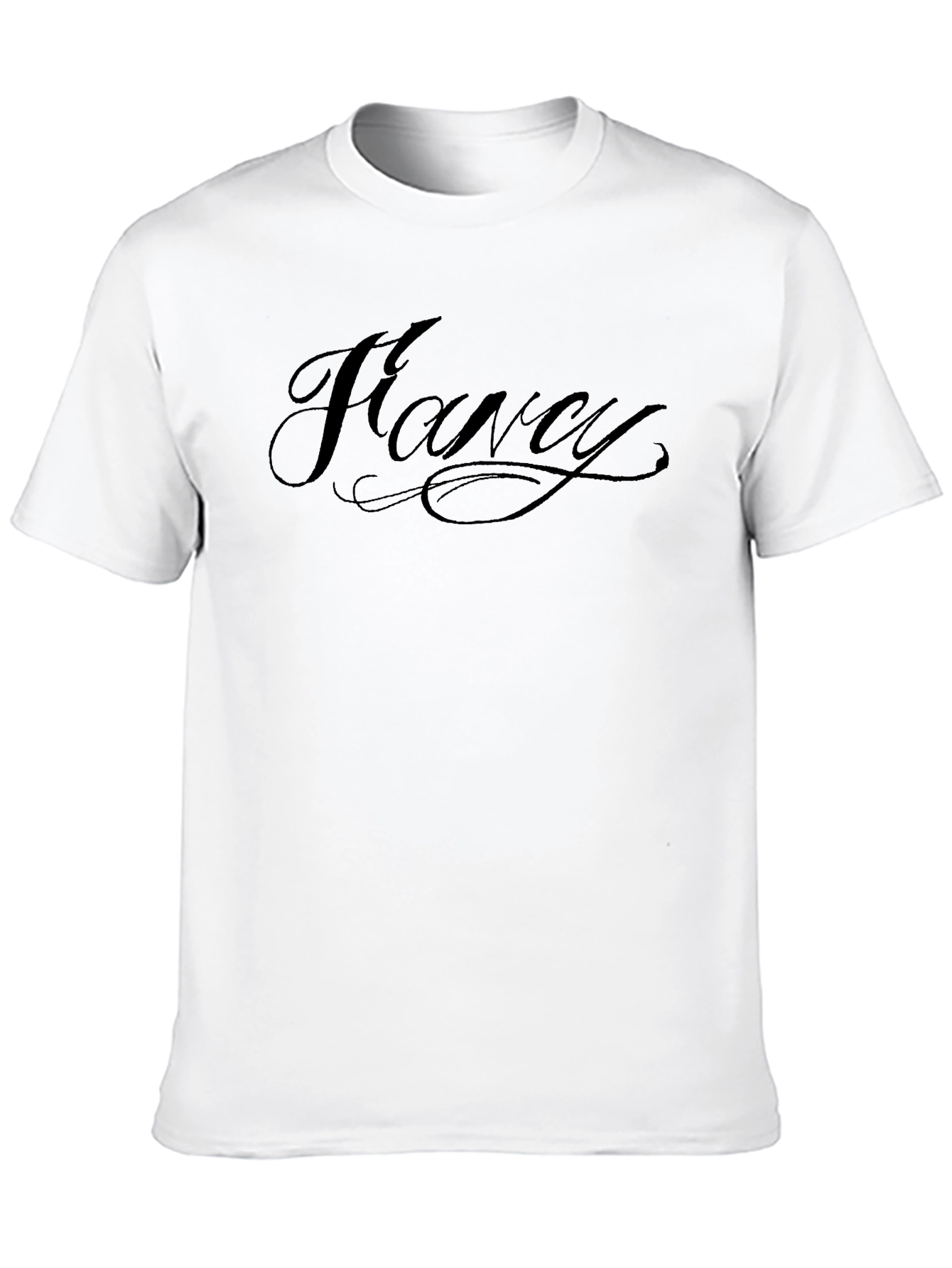 Flavey Script Black T-Shirt - Casual Style