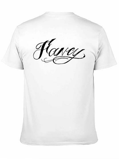 Flavey Script Black T-Shirt - Casual Style