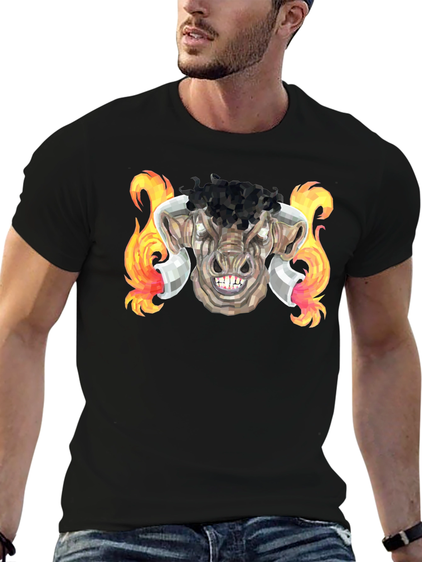 Fiery Bull Graphic Tee - Unleash Your Inner Beast!