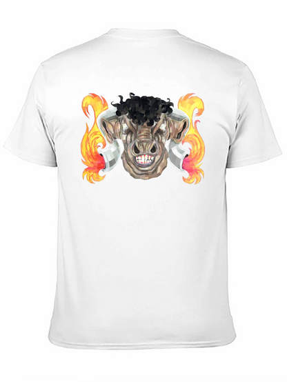 Fiery Bull Graphic Tee - Unleash Your Inner Beast!