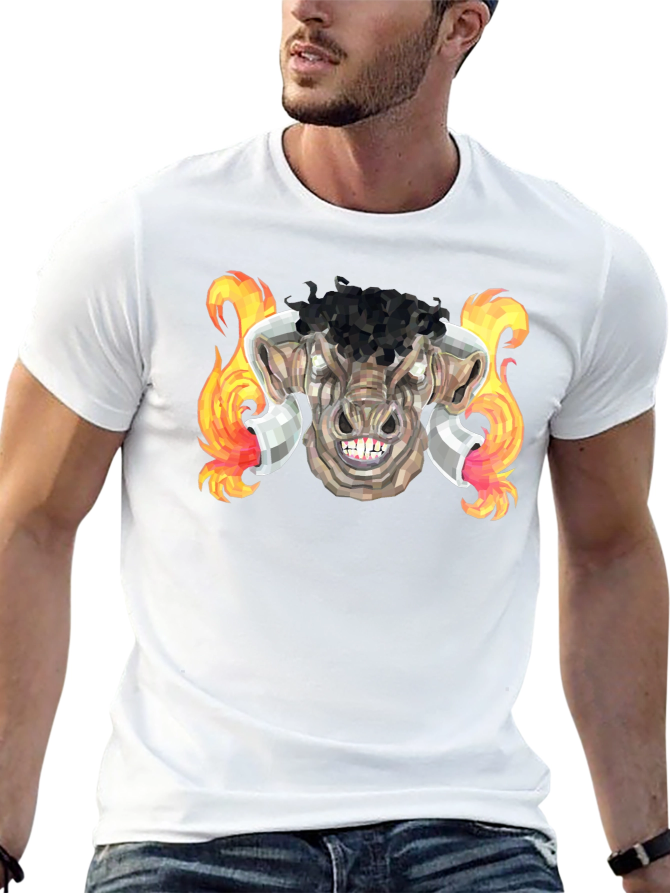 Fiery Bull Graphic Tee - Unleash Your Inner Beast!