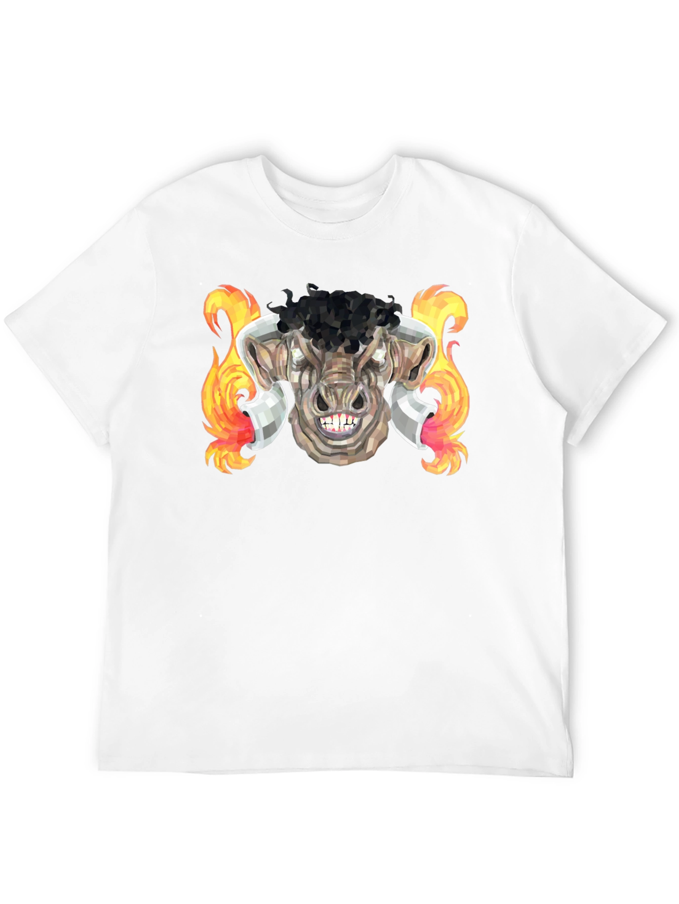 Fiery Bull Graphic Tee - Unleash Your Inner Beast!