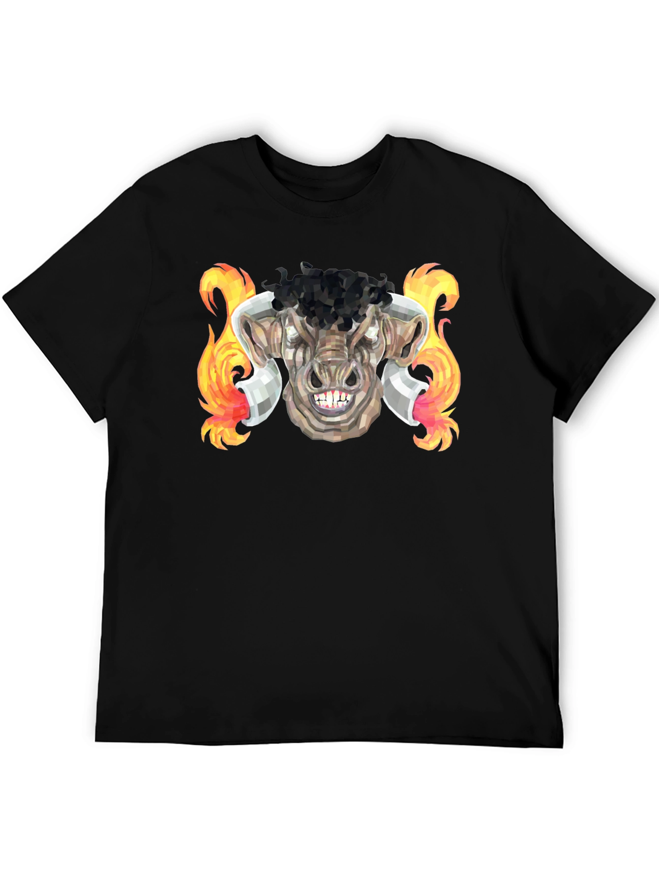 Fiery Bull Graphic Tee - Unleash Your Inner Beast!