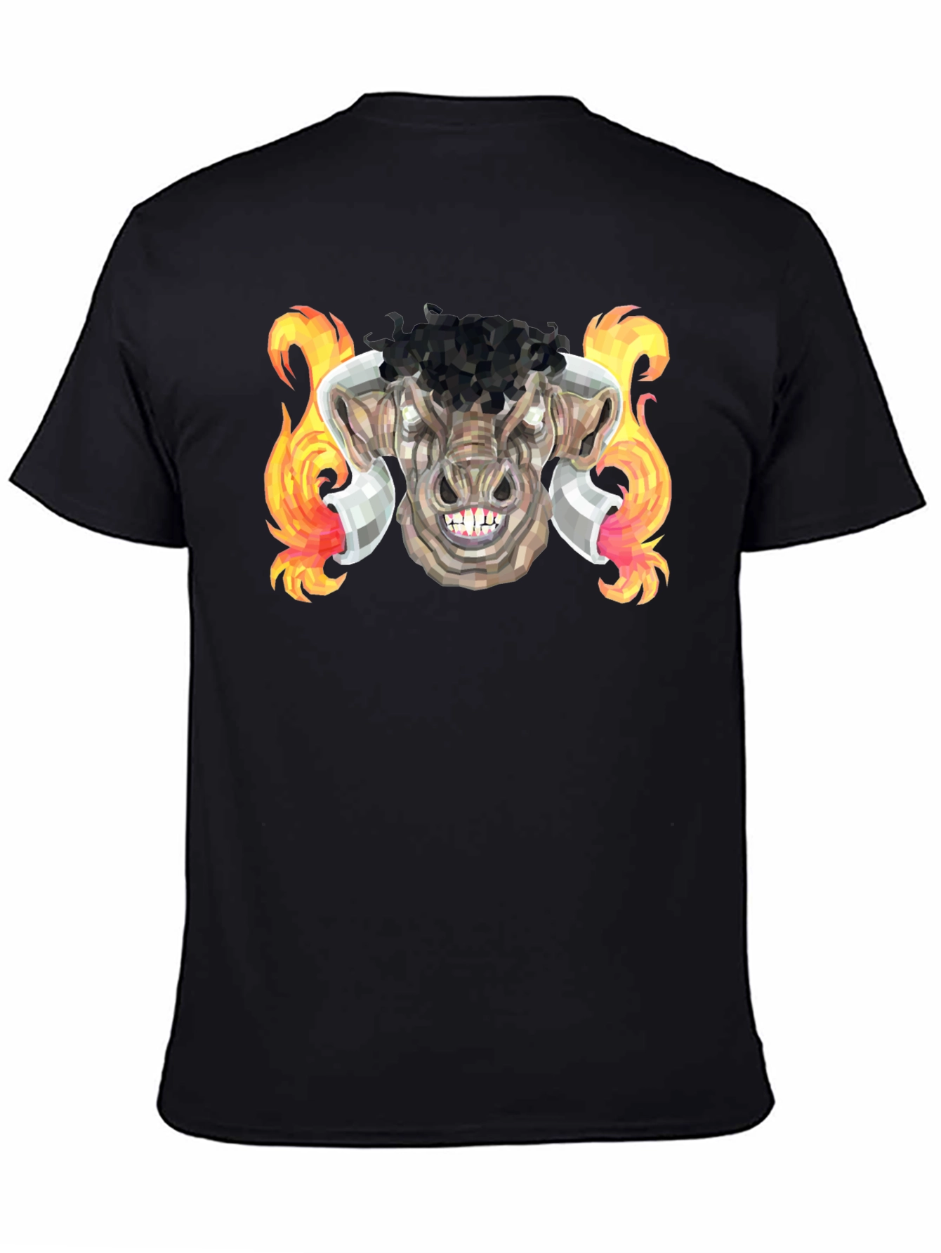 Fiery Bull Graphic Tee - Unleash Your Inner Beast!